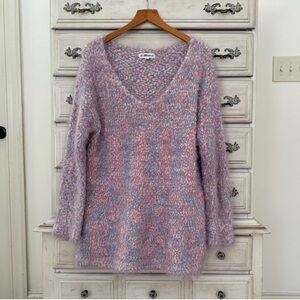 Vici Oversized Pastel Popcorn Sweater